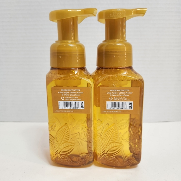 🆕️LEAVES Gentle Foaming Hand Soap White Barn x2 BBW NEW - Picture 2 of 3